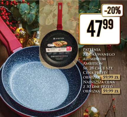 Patelnia z odkuwanego aluminium Ambition