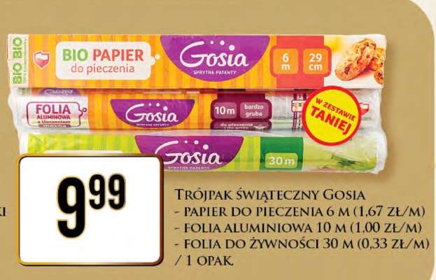 Trójpak świąteczny Gosia