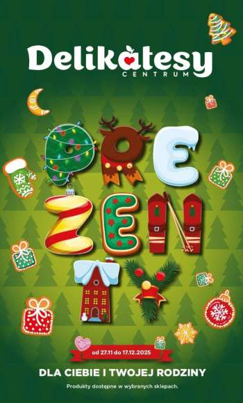 Gazetka Delikatesy Centrum - 27.11.2025 - 17.12.2025.