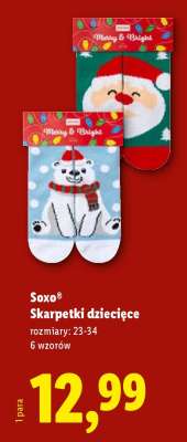 Soxo® Skarpetki dziecięce