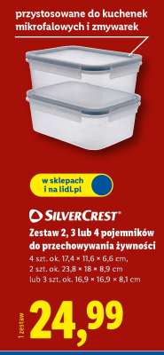 SilverCrest Zestaw pojemników