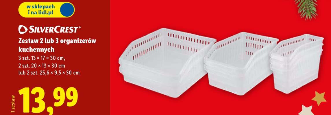 SilverCrest Zestaw organizerów kuchennych