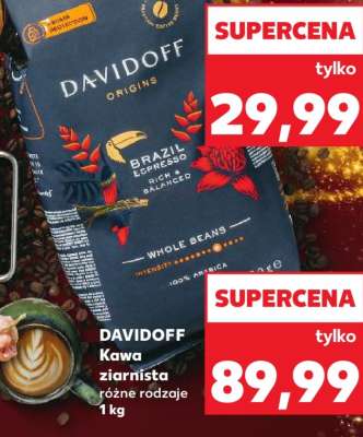 DAVIDOFF Kawa ziarnista różne rodzaje 1 kg