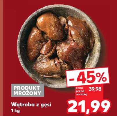 Wątroba z gęsi 1 kg