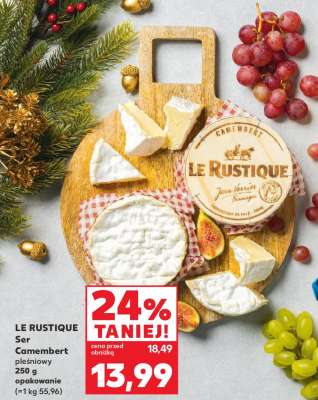 LE RUSTIQUE Ser Camembert pleśniowy 250 g opakowanie