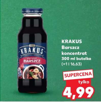 KRAKUS Barszcz koncentrat 300 ml butelka