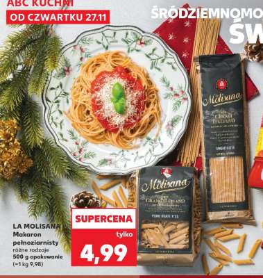 LA MOLISANA Makaron pełnoziarnisty