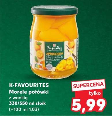 K-FAVOURITES Morele połówki