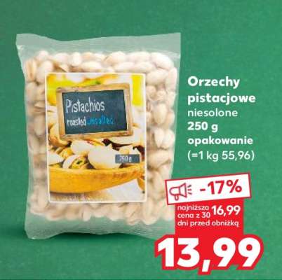 Orzechy pistacjowe niesolone