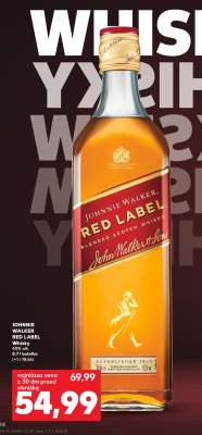 JOHNIE WALKER RED LABEL WHISKY
