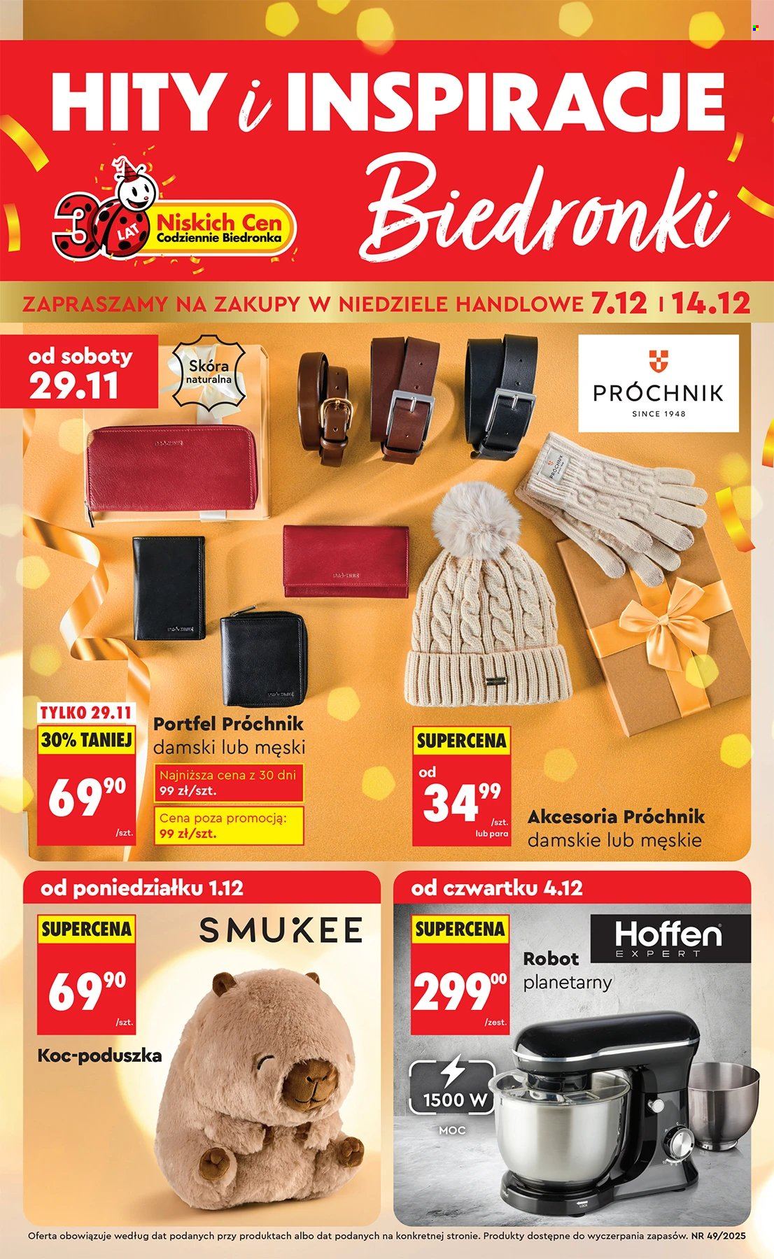 Gazetka Biedronka - 29.11.2025 - 17.12.2025. Strona 1