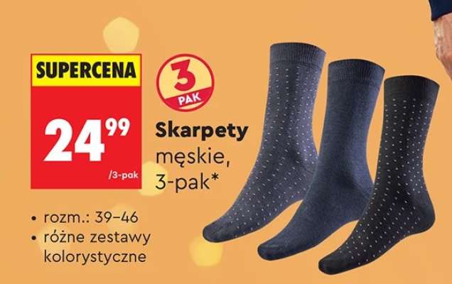 Skarpety męskie, 3-pak