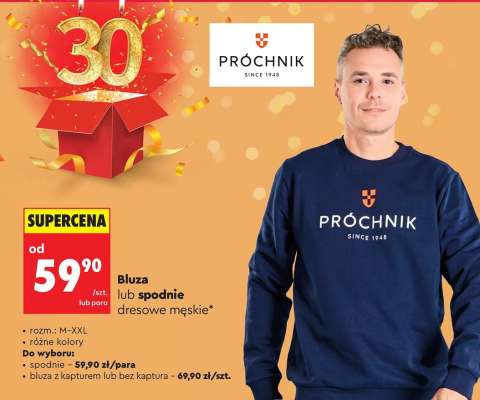 Bluza lub spodnie dresowe męskie