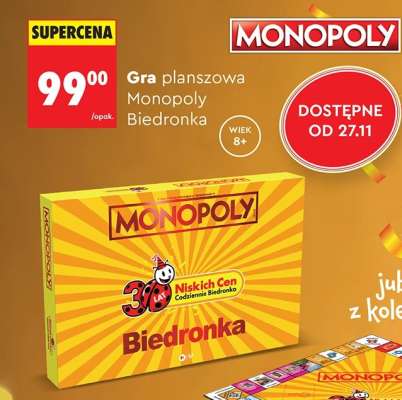 Gra planszowa Monopoly Biedronka