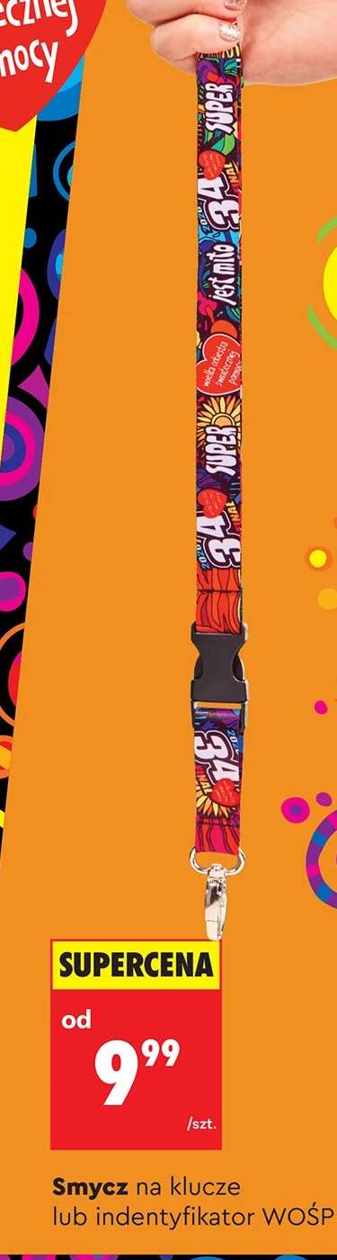Smycz na klucze lub indentyfikator WOŚP