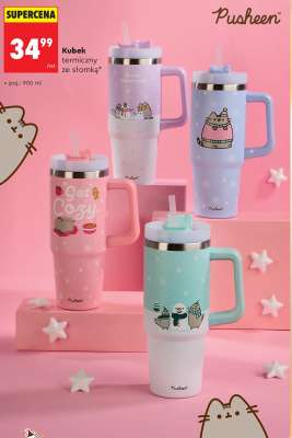 Kubek termiczny ze słomką