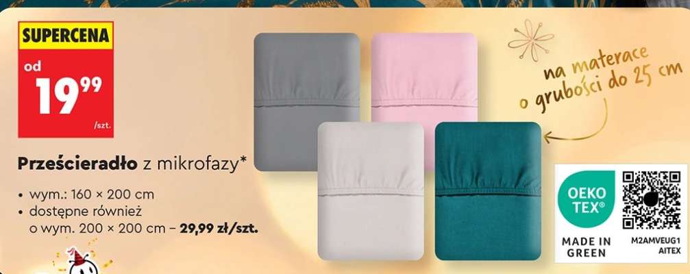 Prześcieradło z mikrofazy