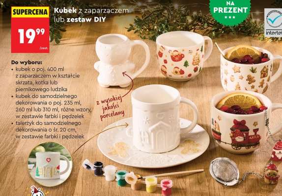 Kubek z zaparzaczem lub zestaw DIY