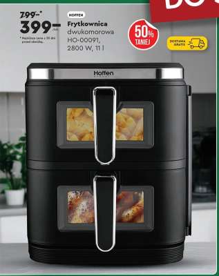 Frytkownica dwukomorowa HO-00091, 2800 W, 11 l