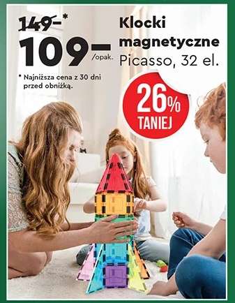 Klocki magnetyczne Picasso, 32 el.