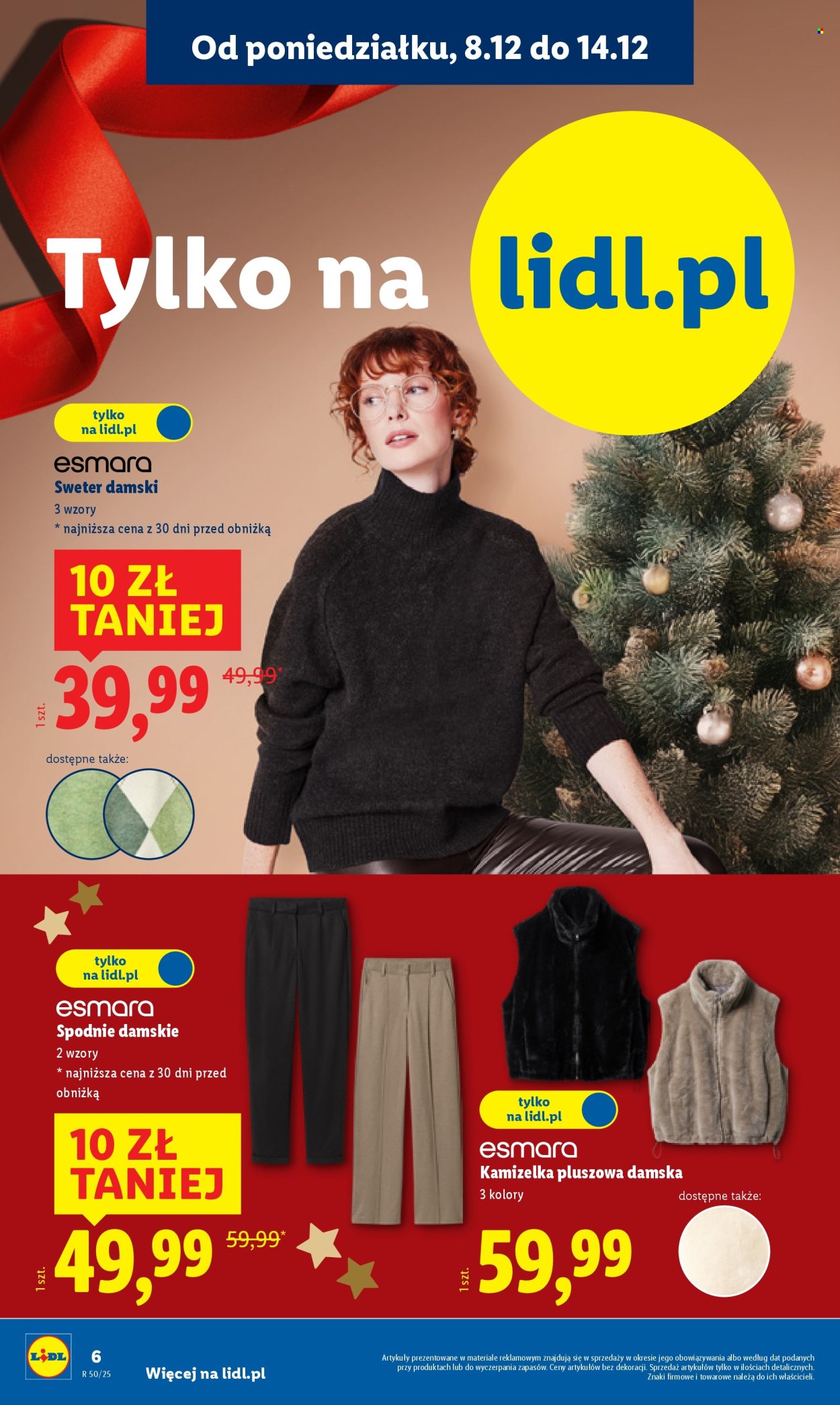 Gazetka Lidl - 8.12.2025 - 14.12.2025. Strona 6