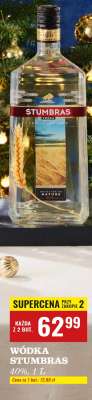 WÓDKA STUMBRAS 40%, 1 L