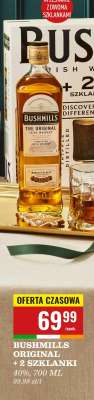 BUSHMILLS ORIGINAL + 2 SZKLANKI