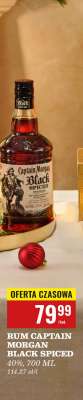 RUM CAPTAIN MORGAN BLACK SPICED