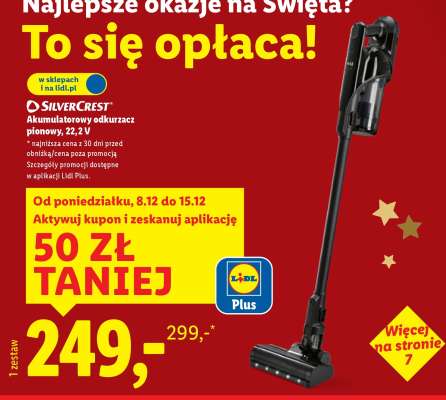 Silvercrest Akumulatorowy odkurzacz pionowy