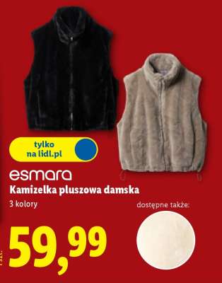 Esmara Kamizelka pluszowa damska