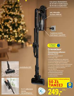 Silvercrest Akumulatorowy odkurzacz pionowy