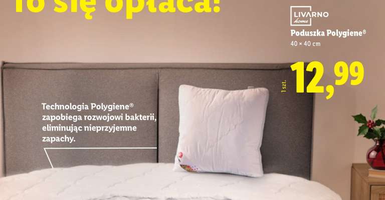 Poduszka Polygiene