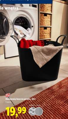 Elastyczny kosz na pranie, 36 L