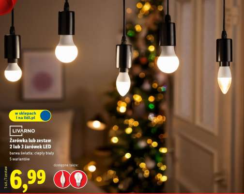 Żarówka lub zestaw 2 lub 3 żarówek LED