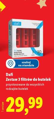 Dafi Zestaw 3 filtrów do butelek