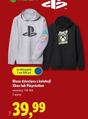 Bluza dziecięca z kolekcji Xbox lub Playstation
