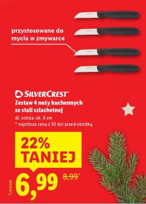 Zestaw 4 noży kuchennych ze stali szlachetnej