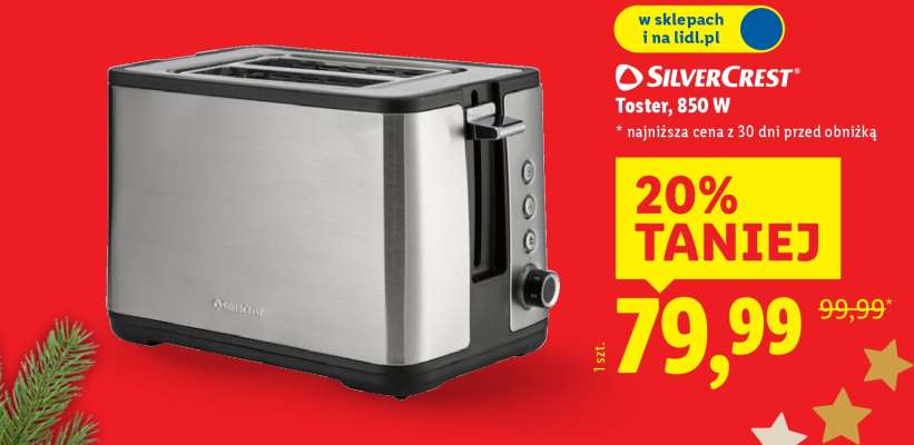 Toster SilverCrest, 850 W