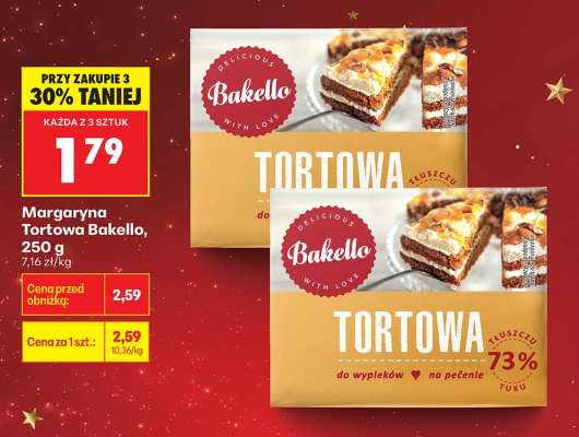 Margaryna Tortowa/Bakello, 250 g