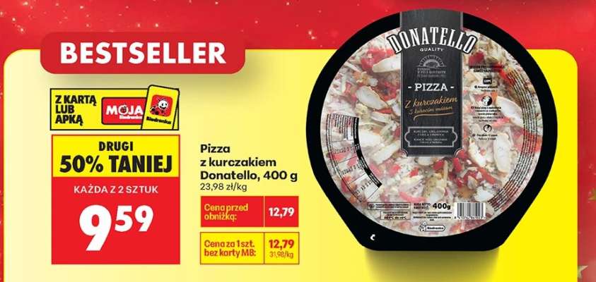 Pizza z kurczakiem Donatello 400 g