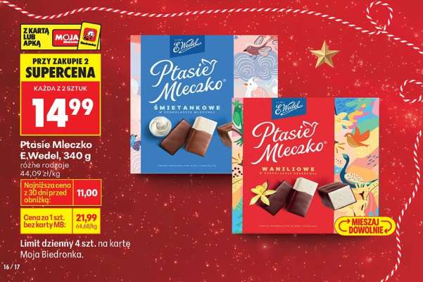 PTASIE MLECZKO E.WEDEL, 340 G