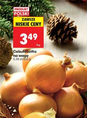 Cebula żółta na wage