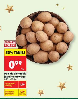 Polskie ziemniaki jadalne na wage