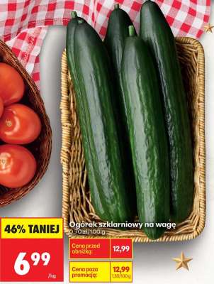 Ogórek szklarniowy na wage