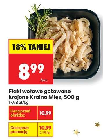 Flaki wołowe gotowane krojone Kraina Mies 500 g
