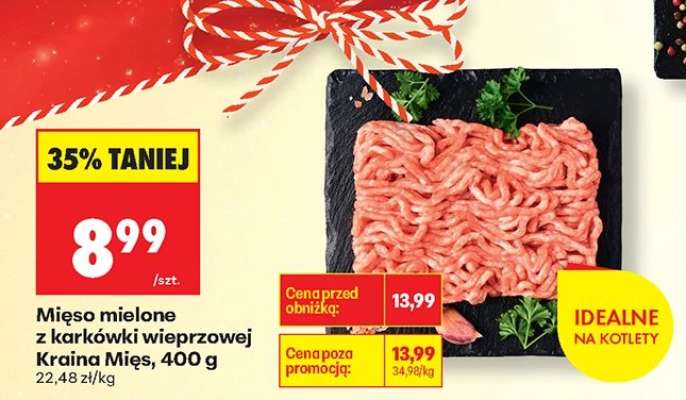 Mięso mielone z karkówki wieprzowej Kraina Mięs , 400 g