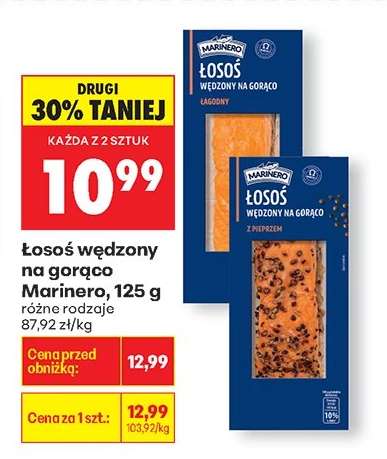 Łosoś wędzony na gorąco Marinero 125 g
