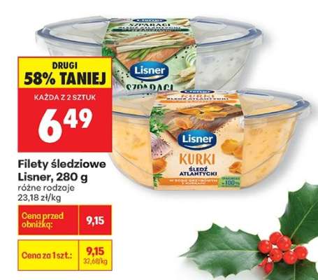 Filety śledziowe Lisner 280 g