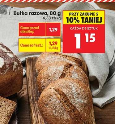 Bułka razowa 80 g