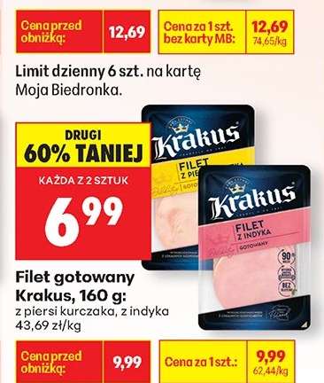 Filet gotowany Krakus, 160 g